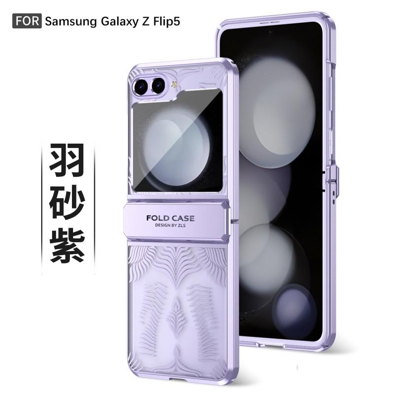 Flip 7 FE 6 Fold Phone Case Luxury Plating Clear Hinge Shockproof Cover