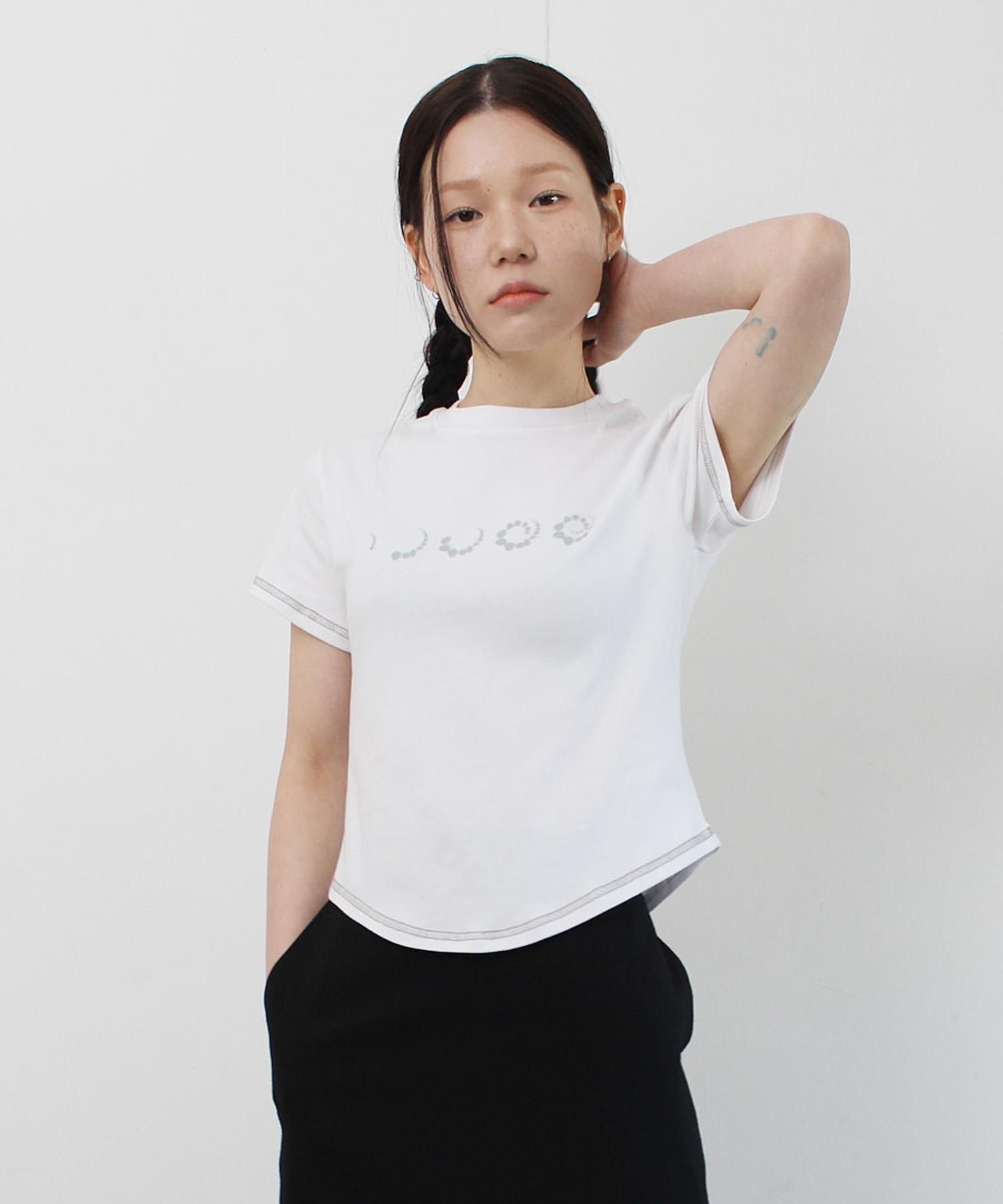 Parakeet Swirl Cycling T-Shirt (White) White/S