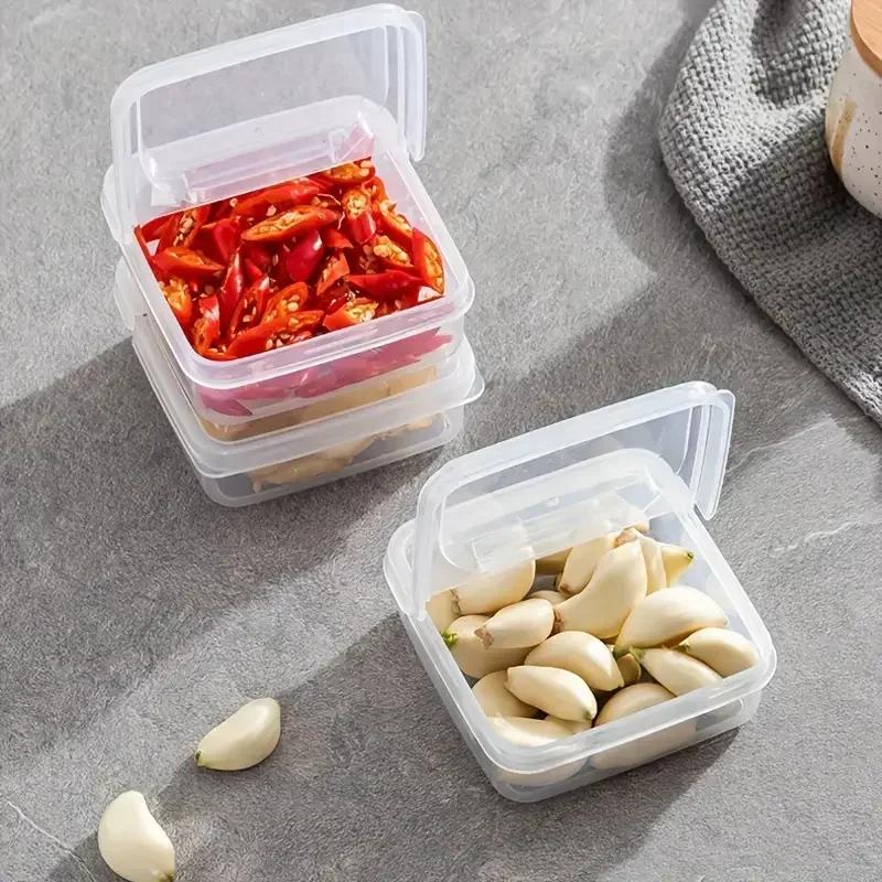 Behälter für Scheibenkäse für den Kühlschrank, durchsichtige Plastikbox zur Aufbewahrung von Butterblöcken und Käsescheiben mit Klappdeckel für Lebensmittel im Kühlschrank