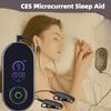 CES Microcurrent Sleep Aid Device Insomnia Anxiety Headache Relief Electric Ear Clip Type Acupuncture Fast Sleep Instrument