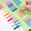 Blocchetti adesivi trasparenti color Morandi - Schede indice in PET scrivibili e adesivi etichetta adesivi