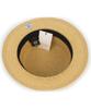 Yunibeosyeolkemiseuteuli Ivory Line Beige Short Panama Hat