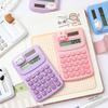 Portable Mini Cute Calculator Cartoon Digit Calculator Students Office School Supplies Stationery