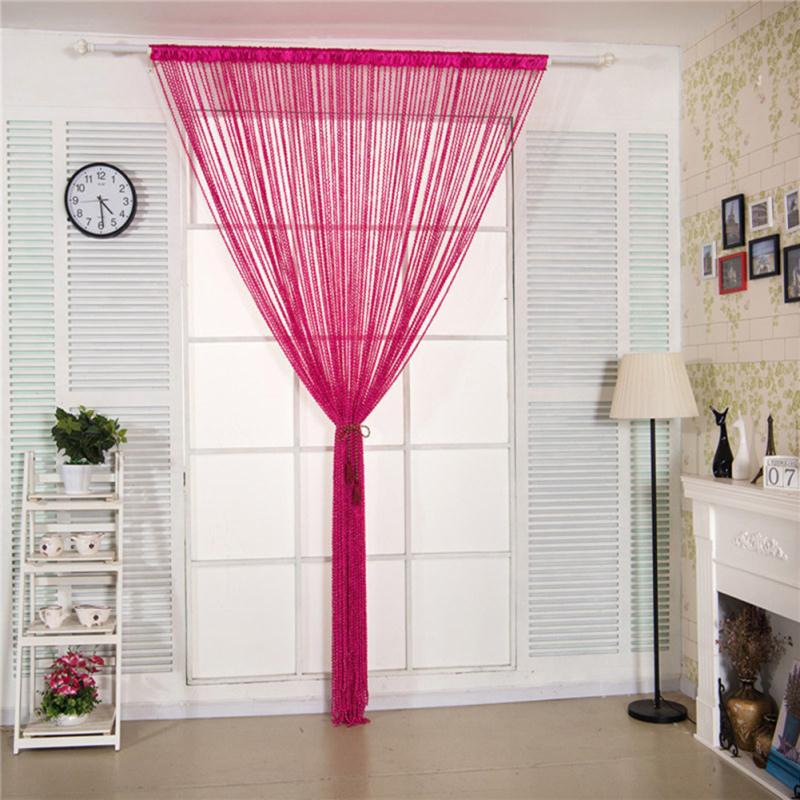 Spiral String Curtain Hanging Decorative Door Curtain Divider For Wedding Party Restaurant Home