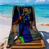 Cristiano Ronaldo Beach Towel Super Soft Microfiber Quickdry Fabric Comfortable Lightweight
