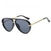 Fashion Oversized Double-Bridge Pilot Sunglasses for Women Luxury Brand Vintage Sun Glasses Outdoor Driving Eyeglasses
