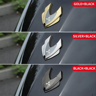 Pdzp1 Araba Sticker Kalkan Styling Amblemleri Logo Çıkartmaları Outlander ASX Pajero Sport için