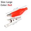 Insulation Metal Alligator Clip Red and Black 35*45mm 5A Crocodile Clip DIY Electronic Test Clips Kit