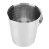 Stainless Steel Measuring Cup Milk Frothing Pitcher with Oz ML Marking Milk Frother Cup with Handle
