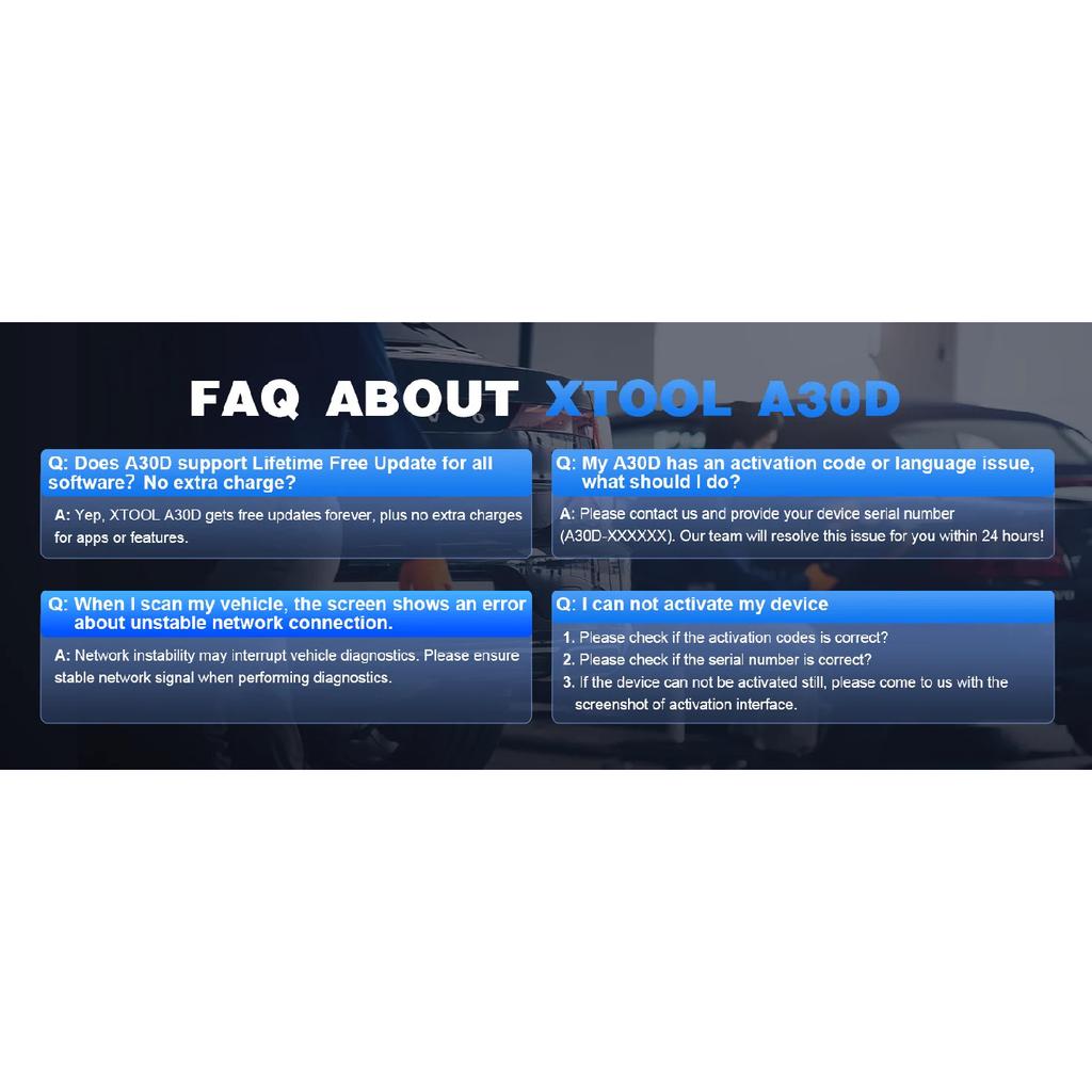 2026 Novo XTOOL Anyscan A30D V2.0 Scanner OBD2 Gratuito Vitalício Ferramentas de Diagnóstico Bluetooth Todos os Sistemas 19 Redefinições Bidirecional FCA
