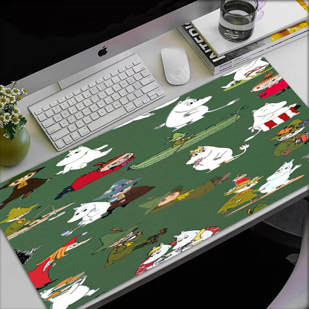 Moomin Theme Mouse Pad, Non Slip Rubber Base, Multifunctional Office & Home Decor, Perfect for Workspace Personalization.