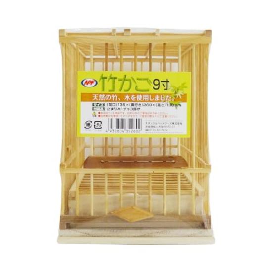 

NPF Natural Pet Foods Клетка для птиц Бамбуковая клетка 9см