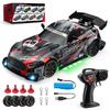 4Wd Rc Drift Car 2.4G Remote Control High Speed Racing Vehicle Led Light 4X4 Sport Auto Model Toys For Children Boys Gift
