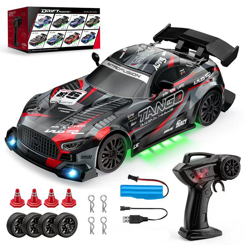 4Wd Rc Drift Car 2.4G Remote Control High Speed Racing Vehicle Led Light 4X4 Sport Auto Model Toys For Children Boys Gift