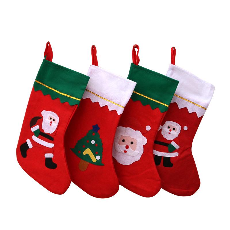 Large Christmas Stockings Gift Decals