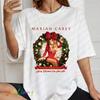 Maglietta Hip Hop Musicale Mariah Carey unisex Mistero casual girocollo manica corta Harajuku Y2K abbigliamento classico