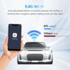 2 IN 1 Mini CarPlay Wireless Adapter Carplay&Android Auto Bluetooth WiFi Fast Connect Plug and Play for OEM Wired CarPlay Car