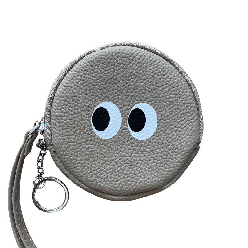 2025 Cute Cartoon Women's Genuine Leather Mini Coin Purse - Top Layer Cowhide Design