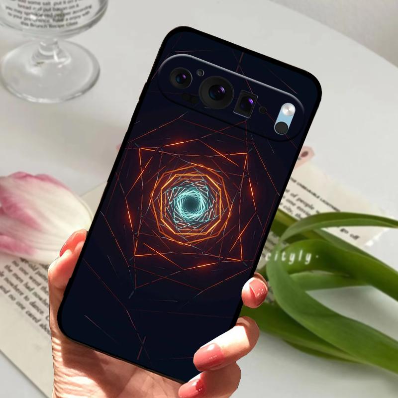 For Google Pixel 9 Pro Case Pixel9 Pro XL Cute Animal Soft Silicone TPU Phone Cover For Google Pixel 9 9a Bumper Fundas Luxury