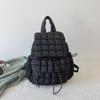 Schoolbag1011 Summer New Pleated Cloud Bag Women's Korean Version Niche Bubble Large-capacity Cotton Bag Casual Backpack