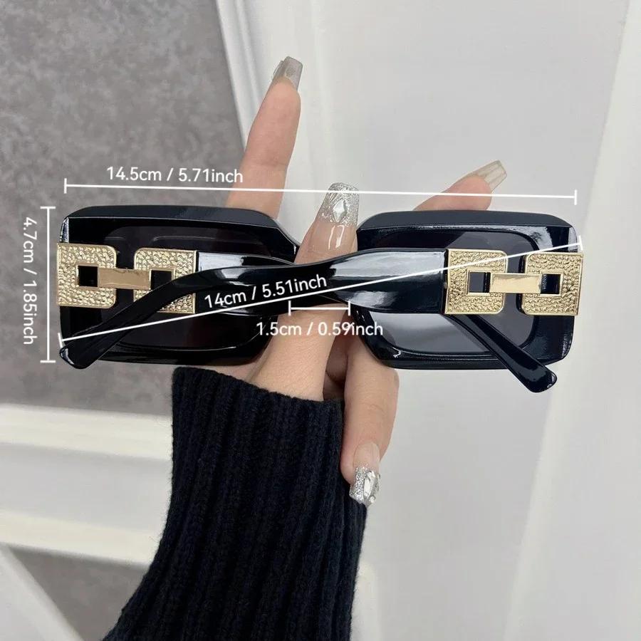 Trendy Square Sunglasses Women Men Retro Mirror Lens Stylish Sun Glasses Female Male Personality Colors