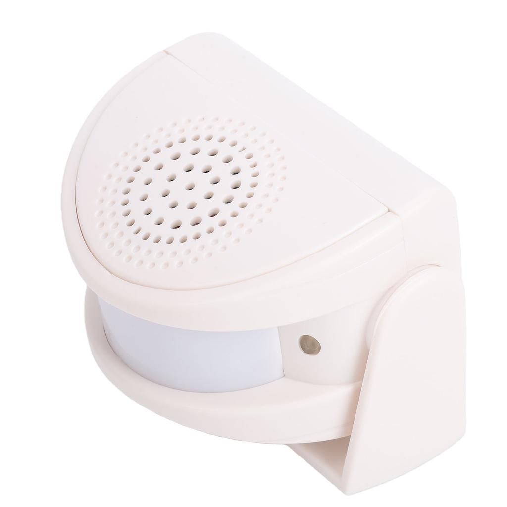 Wireless Infrared Doorbell Wireless Motion Sensor Doorbell Alarm with 32 Ringtones Red Flashing Light 4 Volume Levels