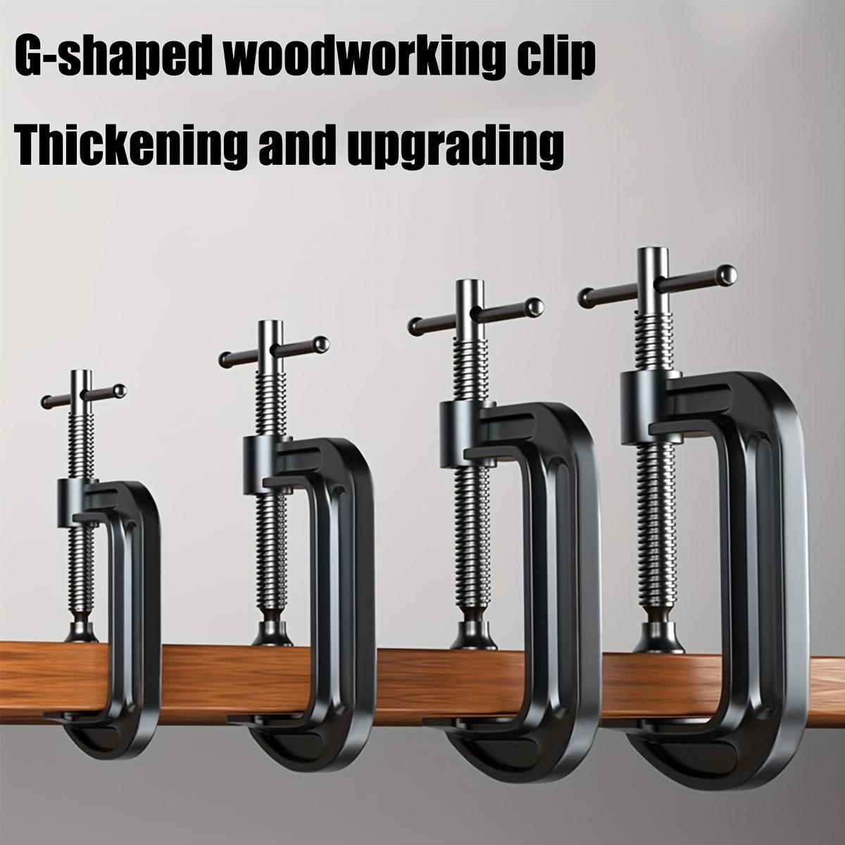 

6 Inch/4 Inch/1 Inch G-type Clamp Woodworking Clamp Fixture Iron Clamp Strong Clamp Woodworking Tool Clamp Accessory Tool 1 inch