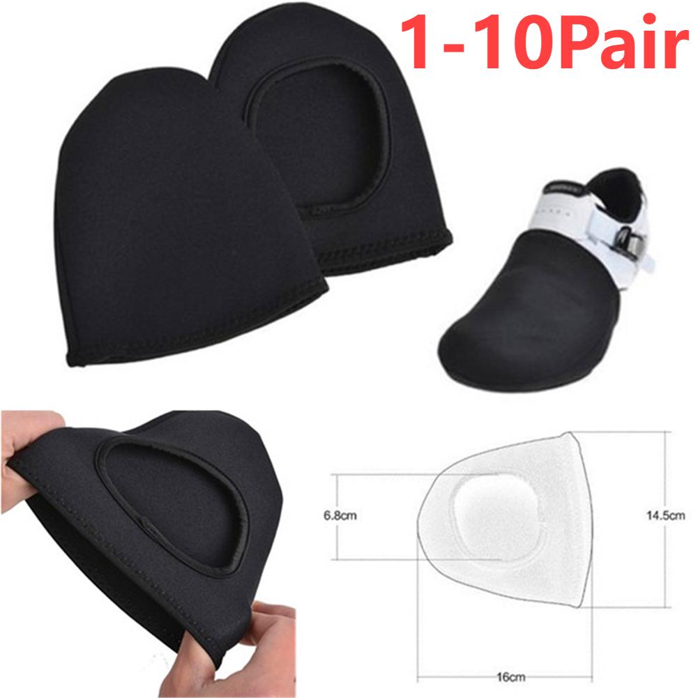 1-10Pairs Shoe Toe Protector Woman Man Cycling Overshoes Nylon Windproof Warm Wear Resistant Protective for Outdoor Motorcycle