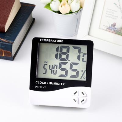 Thermometer Hygrometer Multi-purpose Stable Performance Lightweight Useful Electronic for Office