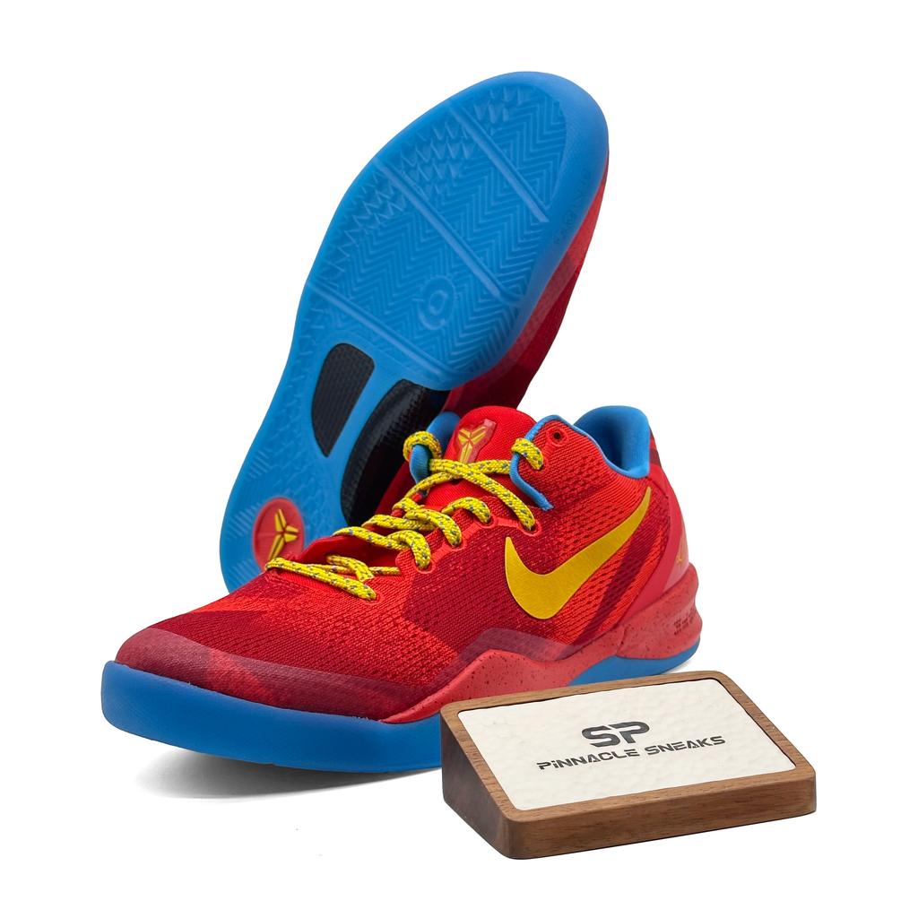 Nike Scarpe da Basket da Uomo Kobe 8 Protro Anno del Cavallo Light Crimson Bright Citron Vivid Blue IM6639-600