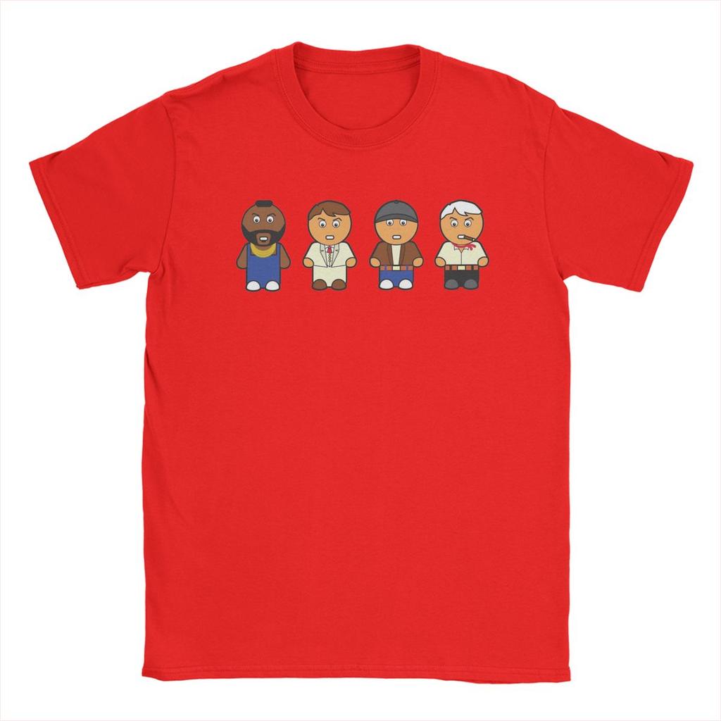 Das A-Team Film T-Shirts für Herren 100% Baumwolle Freizeit T-Shirt Rundhals T-Shirt Kurzarm Tops Party