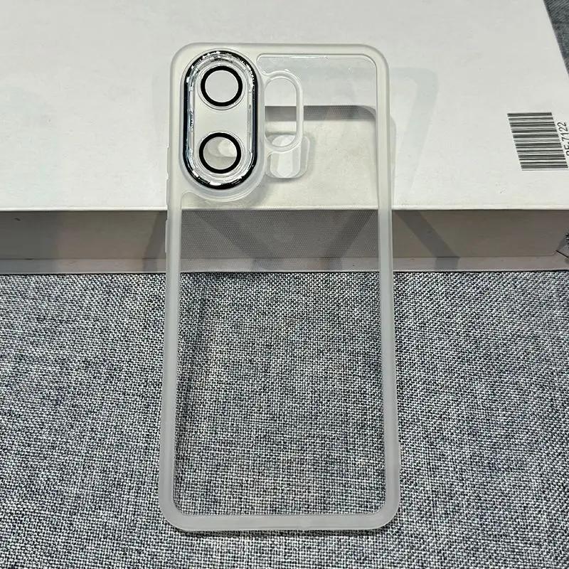 

Для Vivo X200 FE Защитная пленка для прозрачной линзы Чехол для телефона для VIVO S30 Pro Mini Конфетного цвета Мягкий силиконовый Противоударный Чехол для телефона For Vivo S30 белый