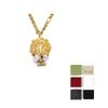 Gucci Kristall Löwenkopf Anhänger Modeschmuck Halskette Damen Halskette Gold 412885-J1D50-8062