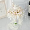 Pearls Decors Artificial Orchid Bride Bouquet Wedding Flower Arrangement Bridal Shower Photoshoots Decoration