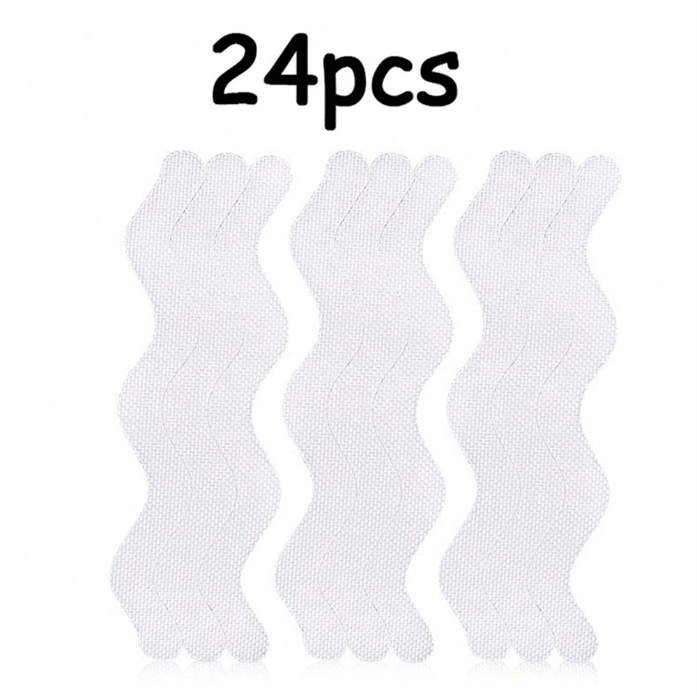 24pcs Transparent Anti-Slip Stickers For Bathroom Floor And Shower - Bathtub Floor Safety Anti-Slip Strips