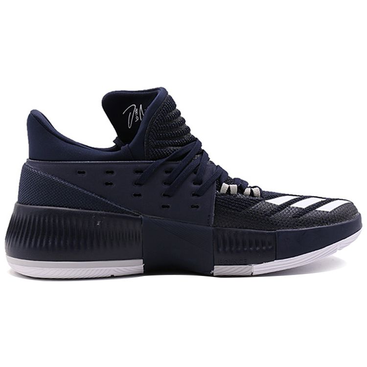 Adidas Dame 3 Collegiate Navy Men Sneakers Blue White BY3190