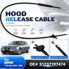 Sestava lanka pro uvolnění zámku kapoty vpředu, uprostřed, vzadu Pro BMW řady 7 E65 E66 740i 745i 750i 760i 51238240608 912-451 51238240609