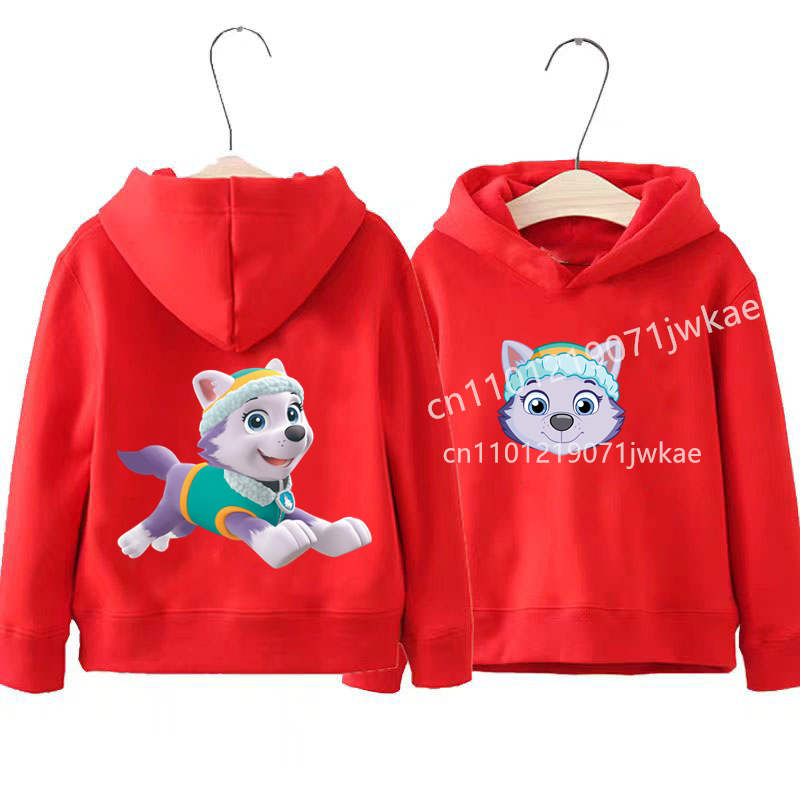 Toddler Boys Girls Casual Pullover Sweatshirt Soft Cozy Top PAW Patrol on Patrol Front and Back Patterns Print Hoodie for Kids