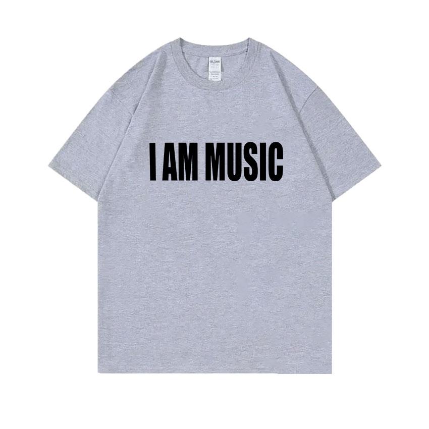 Playboi Carti I AM MUSIC 2025 Album Logo Graphic Print T-shirt Men Fashion Hip Hop Streetwear Unisex Opium Merch Short Sleeve