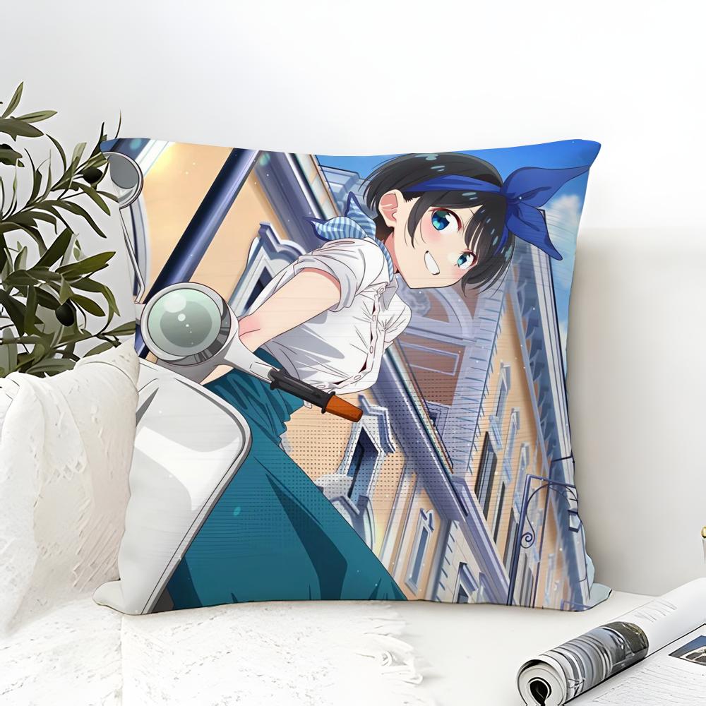 RentAGirlfriend KKanojo Okarishimasu Pillow Case linen pillow case sofa home decor cushion cover cushion cove