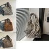 Fashionable Large Capacity Fall Casual Minimalist Tote Bag For Women In Khaki Brown And White