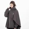 Womens Loose Fit Hooded Sweatshirt Casual Geometric Pullover Outerwear