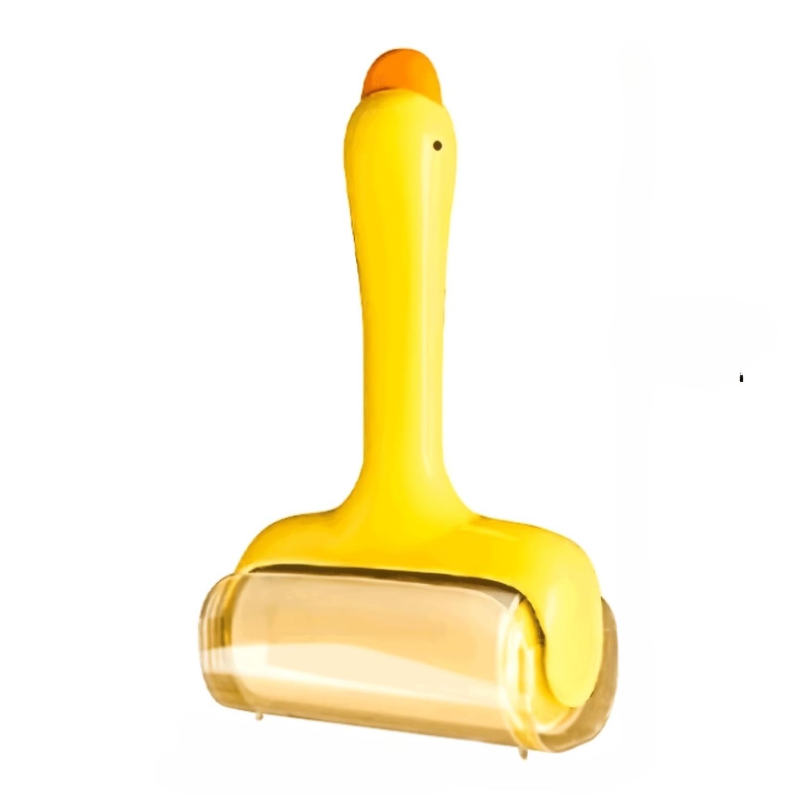 

1PC Duck-shaped Washable Fleece Roller, Portable Viscous Gel Ball, Reusable Pet Hair Remover