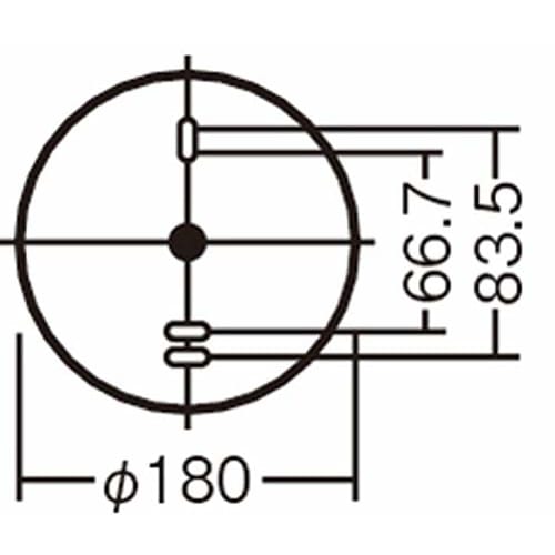 Panasonic LED Ceiling Light, Bathroom Light, Moisture and Rainproof, Wall Mountable, Daylight White LGW85066LE1