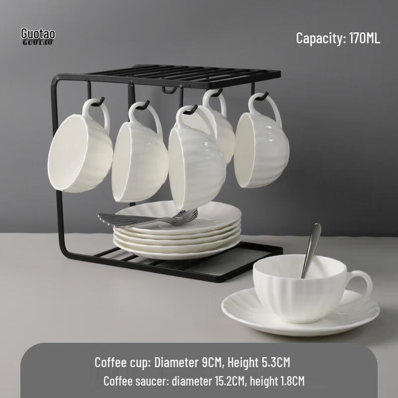 HANDUNYOU European Style Pumpkin Coffee Cup Set