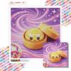 DIY Diamond Painting Kit Cute Dim Sum Galaxy Space Design Full Drill Rhinestone Canvas Art Home Wall Decor Gift Relaxing Craft