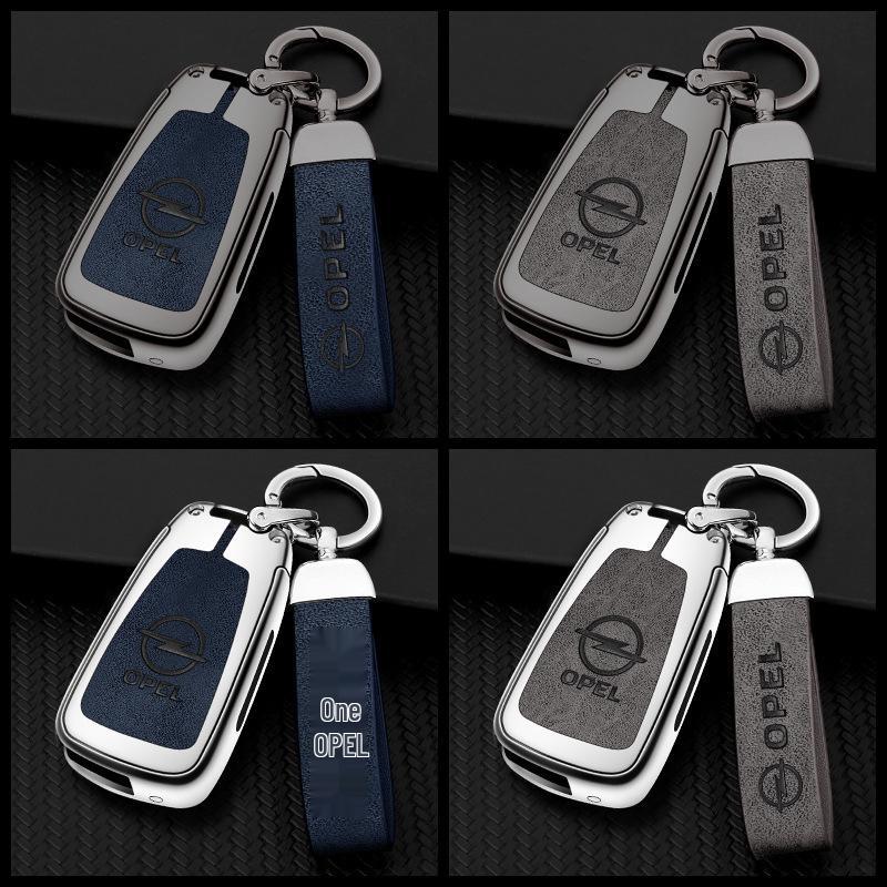 Opel Antara/Insignia Folding Key Case Metal Cover Set - Full Coverage Shell with Buckle