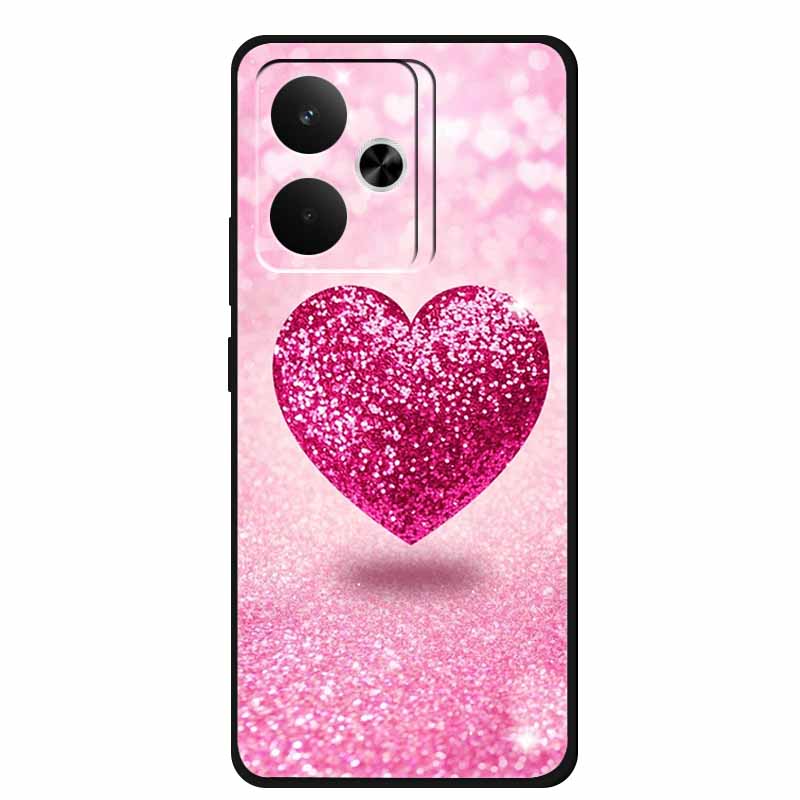 For Realme GT7 GT 7T Phone Case 7 T Bag Black Silicone Soft Back Cover Case For Realme 14 4G 15 Pro Cases Coque Protective Shell