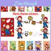 Adesivos de Desenho Animado Super Mario Adesivos de Quebra-Cabeça Divertidos e Interativos para Fortalecer o Vínculo entre Pais e Filhos