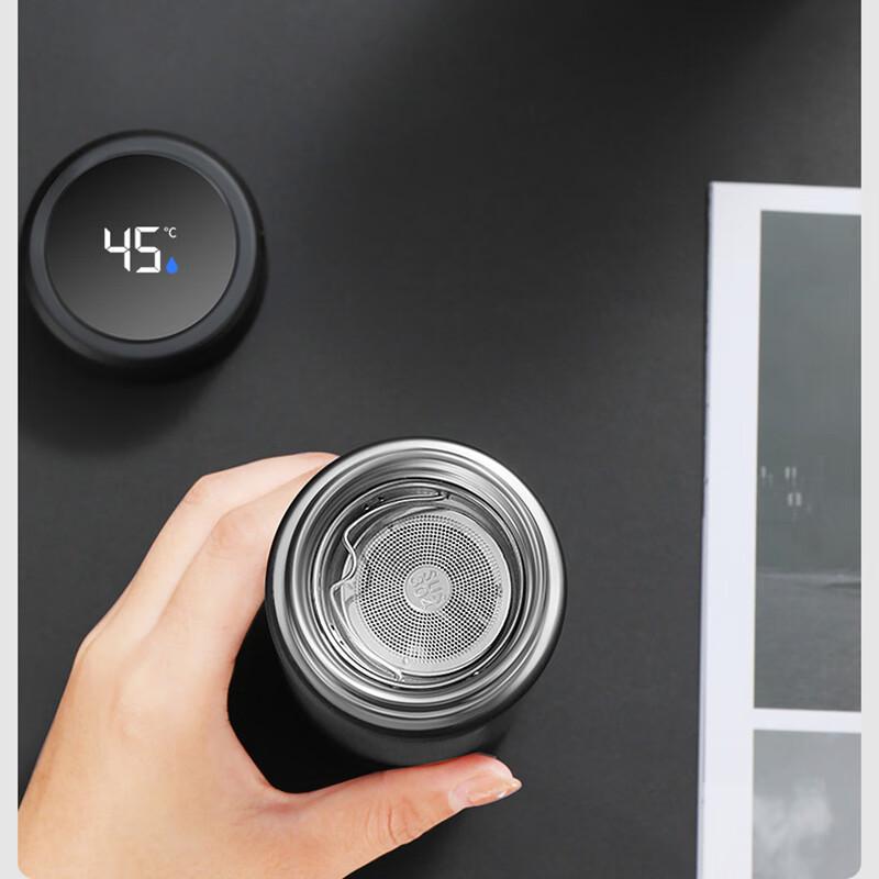 YOTU Tea Infuser Insulated Bottle with Temperature Display